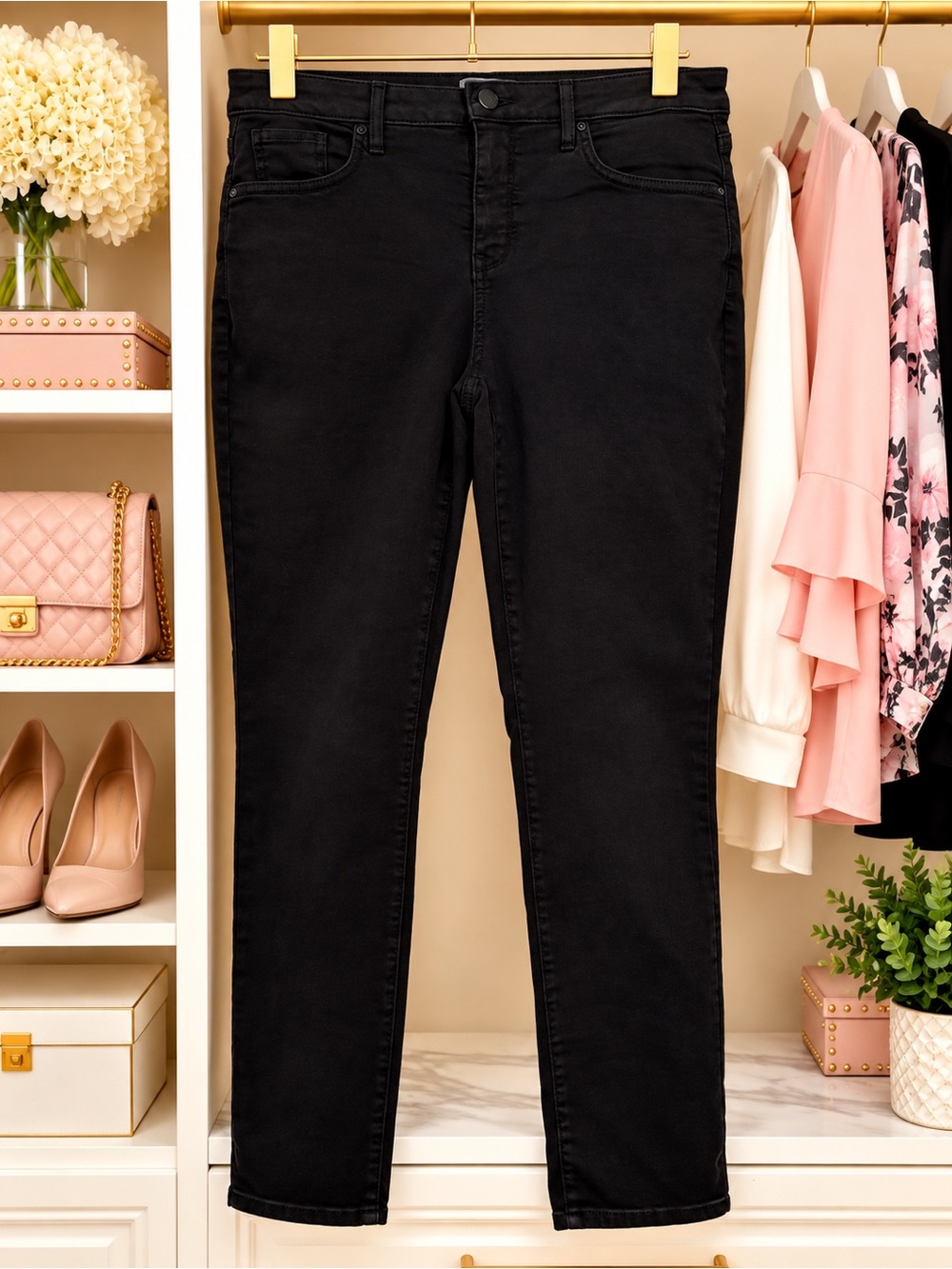🌟NYDJ🌟 Ami Skinny Jeans in Black Size 8